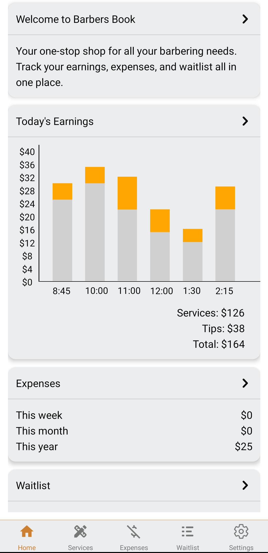 Track Your Finances at a Glance